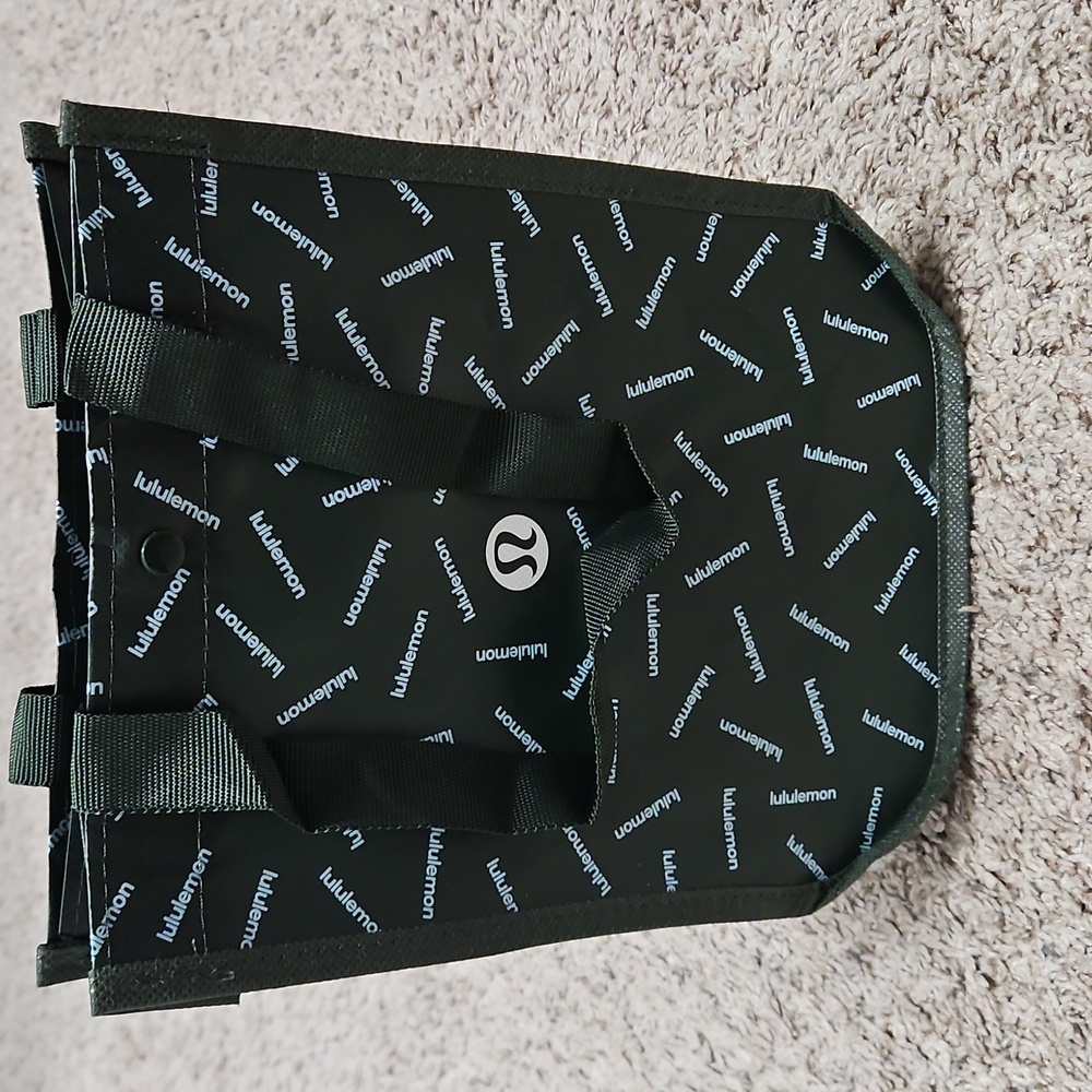 NBU Lululemon Dark Green Tote Bage - Picture 3 of 5